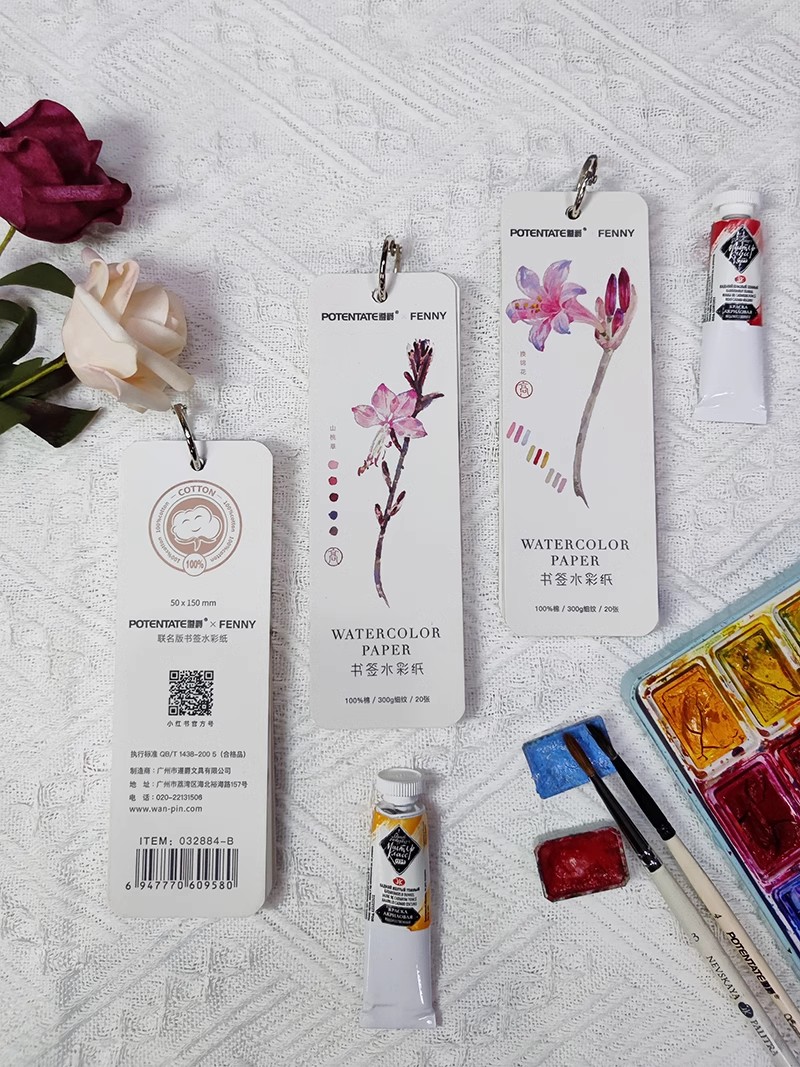 Potent ate Lesezeichen Aquarel – Ink Blotter Paper Bewertung und Preis