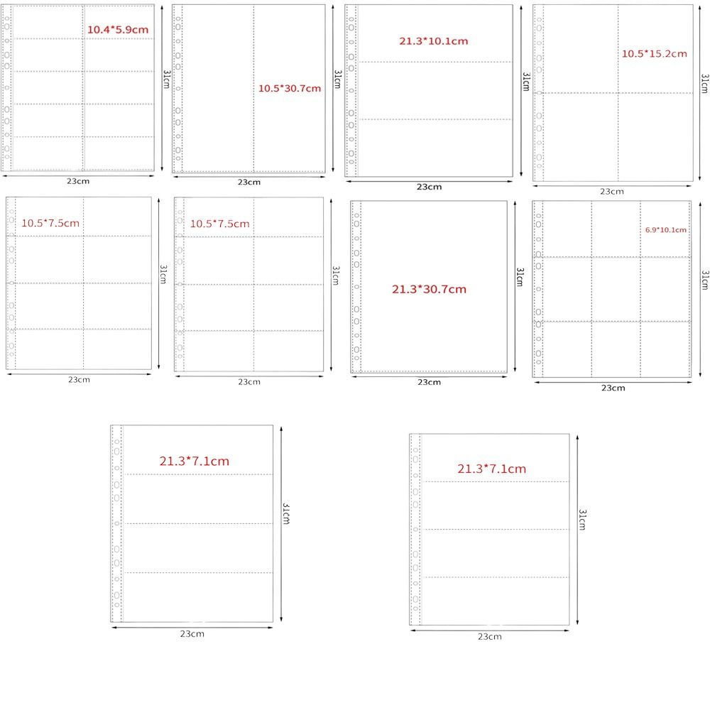 10 Stücke A4 Kpop Binder Blätt – Card Index Box Bewertung und Preis