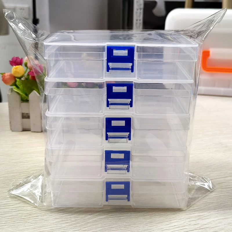 5 transparente Kunststoff-Aufb – Card Index Box Bewertung und Preis