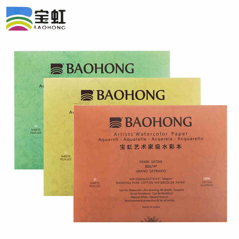 Baohong Künstler Aquarell Papi – Ink Blotter Paper Bewertung und Preis